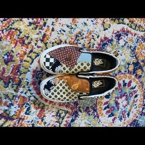 limited edition patchwork vans